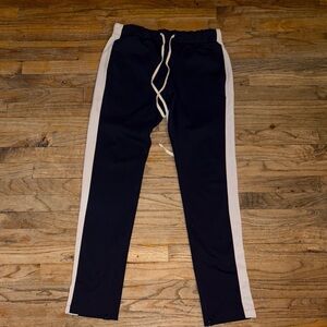 EPTM Navy blue Track Pants with White Stripes